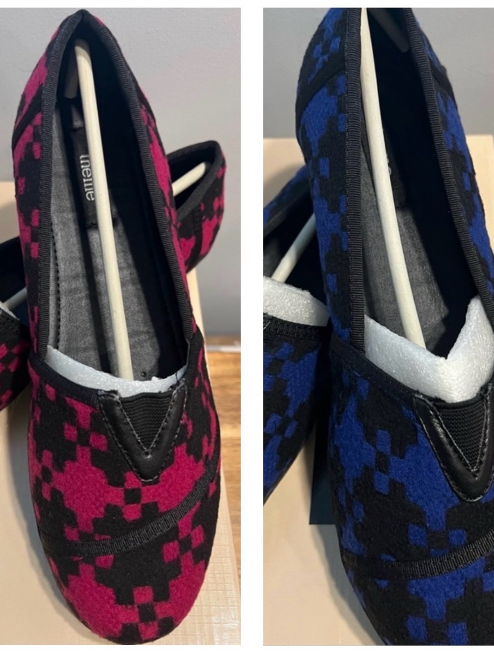 Theme Blue Cobalt and Fushia Bundle With Black  Loafers Flats Size 9.5 Bundle